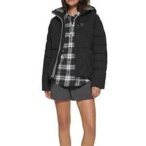 Bass Outdoor Women's Glacier Hooded Hiking Jacket black Small